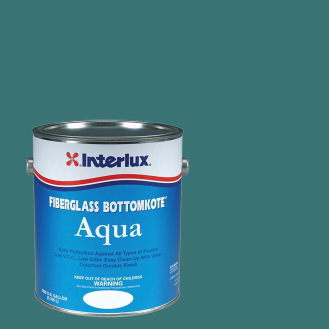 International Paint YBA559/1 Fiberglass Bottomkote Aqua, Green, Gal.