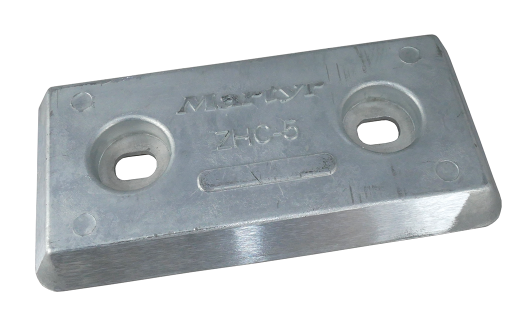 Martyr CMZHC5AZ Zinc Hull Anode 4" x 8"