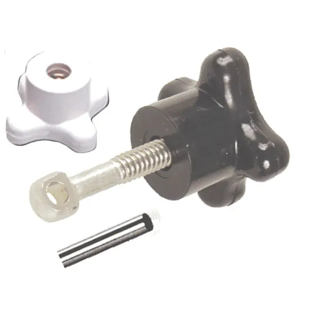 Beckson Marine PRTAB Portlight Knob Assembly Black 1/4-20 - Pair