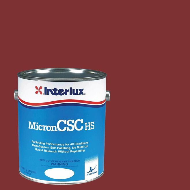 International Paint YBC582/1 Micron CSC HS Bottom Paint, Red, Gal.