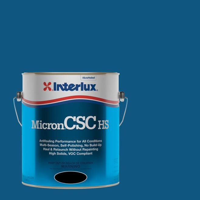 International Paint YBC580/1 Micron CSC HS Bottom Paint, Blue, Gal.
