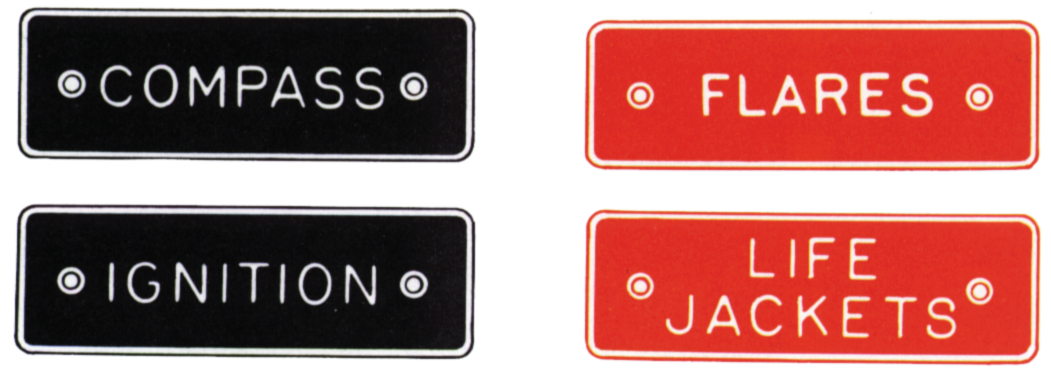 Bernard Engraving IP-052 Fresh Water Identi-Plate, 5 Pack