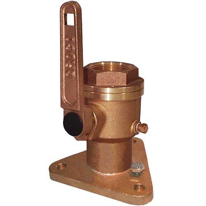 Groco BV-2000 BV Bronze Full-Flow Flanged Ball-Type Seacock
