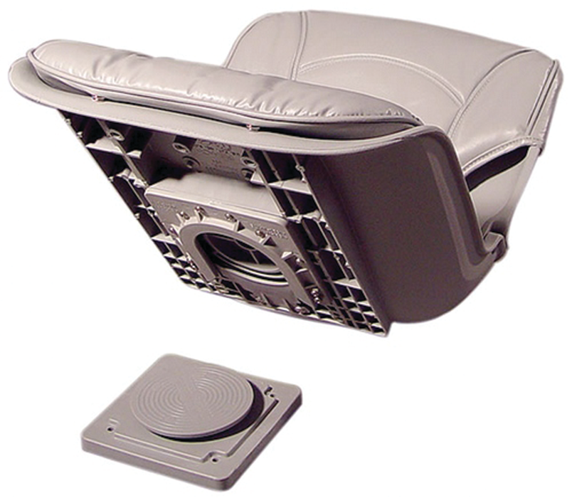 Tempress 45153 All-Weather QD Seat With Cushions, Grey/Grey