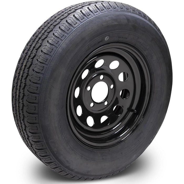 Seachoice 34915 53443 ST235/80R16E/8H KR35 16" Black Modular, 8-Lug on 5-1/2" Radial Tire & Wheel Asm