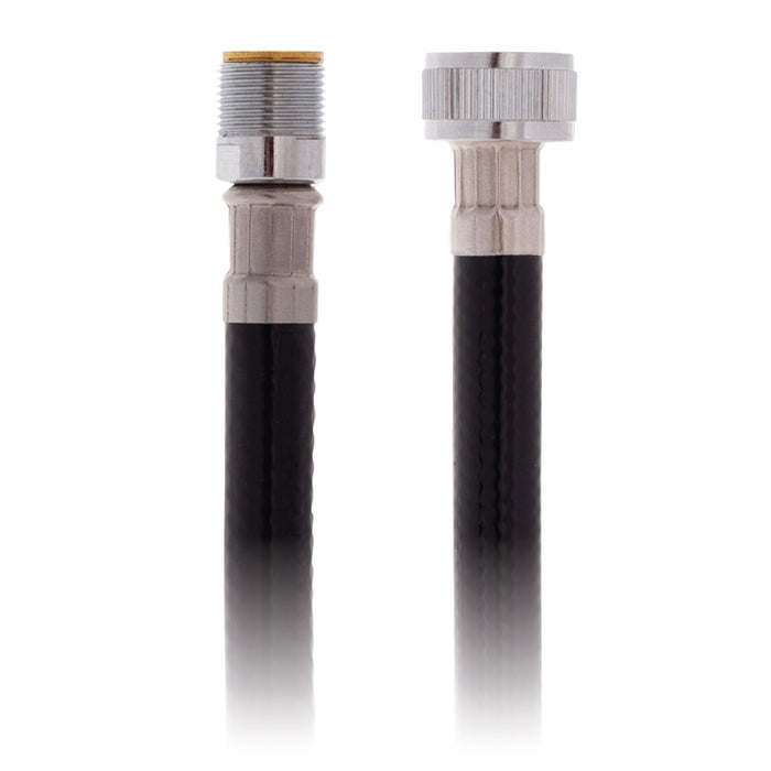 Ambassador Marine 130-0017-KP-R Hose- 6' Rubber (PVC) (15/1 Metric-M + 1/2" NPS-F) (Black)