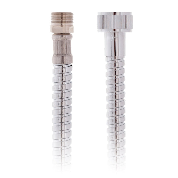 Ambassador Marine 130-0017-SS-R Hose- 6' Stainless Steel (15/1 Metric-M + 1/2" NPS-F)
