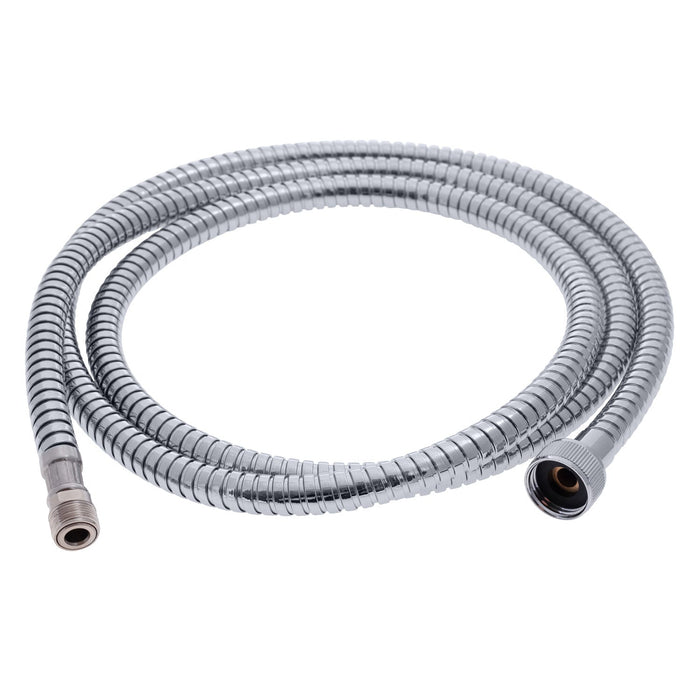 Ambassador Marine 130-0017-SS-R Hose- 6' Stainless Steel (15/1 Metric-M + 1/2" NPS-F)