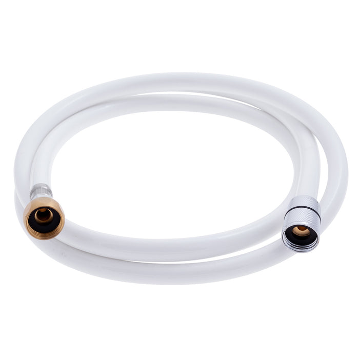 Ambassador Marine 130-0032-WH-R Hose- 6' Rubber (PVC) (1/2" NPS-F + 1/2" NPS-F Adapter) (White)