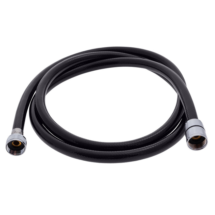 Ambassador Marine 130-0033-KP-R Hose- 6' Rubber (PVC) (1/2" NPS-F + 1/2" NPS-F) (Black)