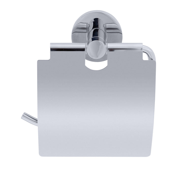 Ambassador Marine 130-1901-CP Elina- Single Post Toilet Paper Holder w/Lid (Chrome)