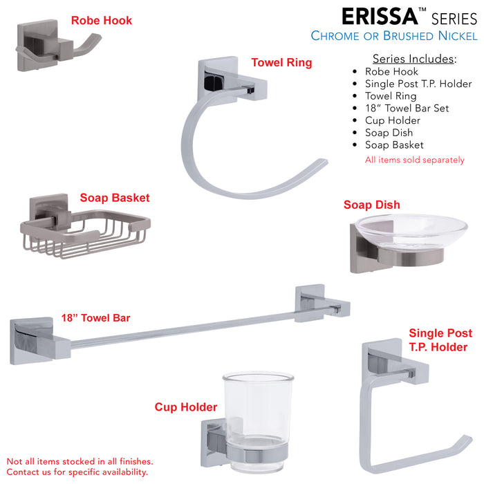 Ambassador Marine 130-2208-CP Erissa- Cup Holder (Plastic Cup) (Chrome)