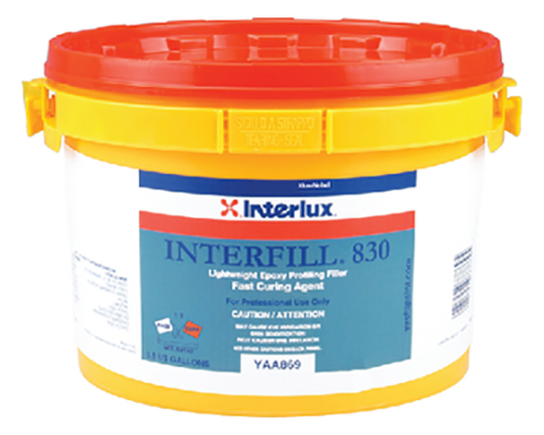 International Paint YAA869/2 Interfill 830 Lightweight Epoxy Fairing Compound, Part B Fast Cure2 Gal.