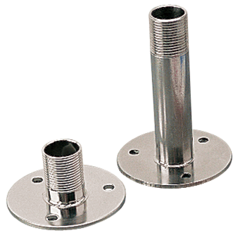 Sea Dog 329515-1 Sea-Dog Fixed Antenna Base, A: 4-1/4", B: 3", C: 2-1/4", 1/4" RH
