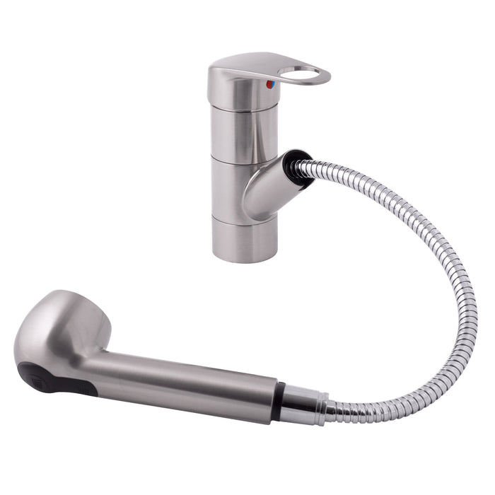 Ambassador Marine 132-1003-NP Nautilus- Pull-Out Galley Faucet (Brushed Nickel)