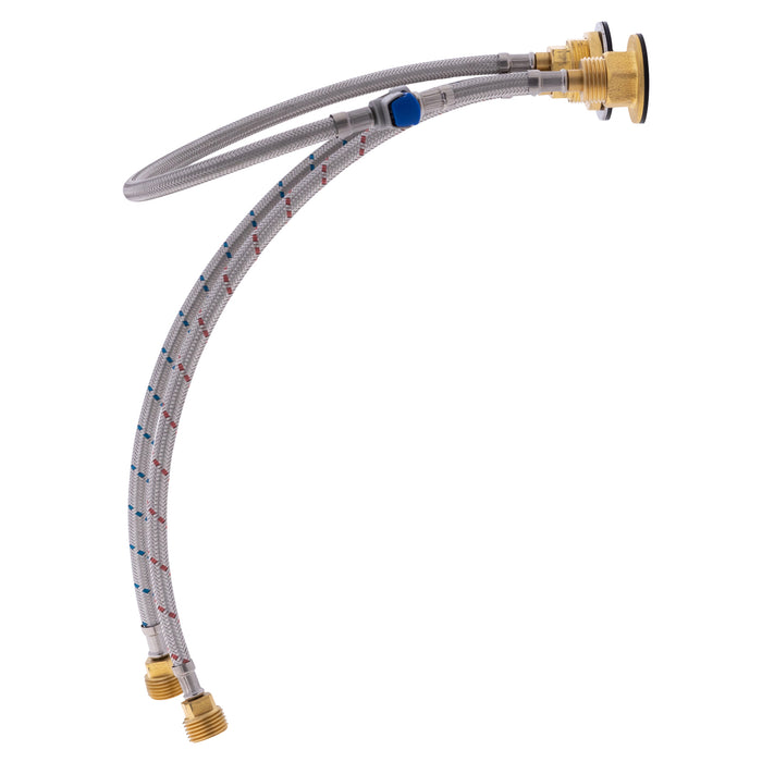 Ambassador Marine 132-1724-CP Aidack- Wall-Mount Faucet (Chrome)
