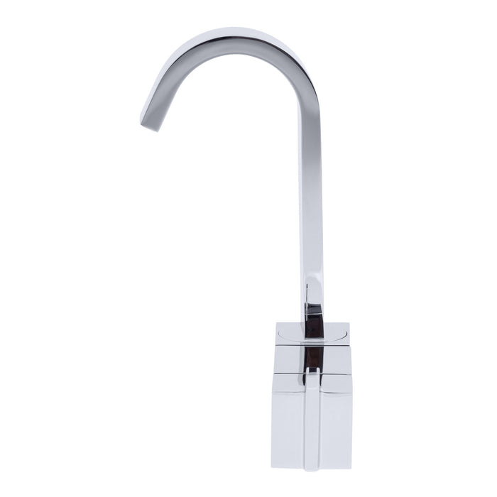 Ambassador Marine 132-2025-CP Artaine- Elite Folding Faucet (Ribbon J-Spout) (Chrome)