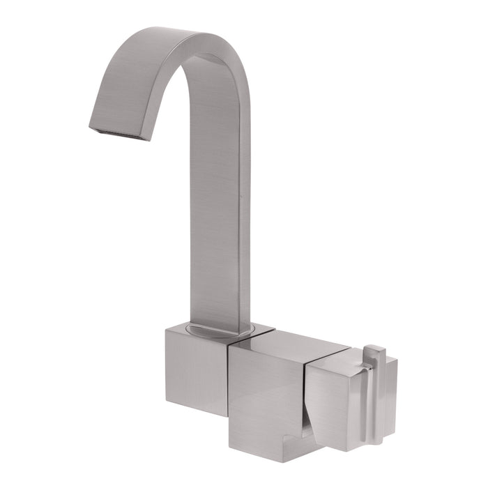 Ambassador Marine 132-2025-NP Artaine- Elite Folding Faucet (Ribbon J-Spout) (Brushed Nickel)