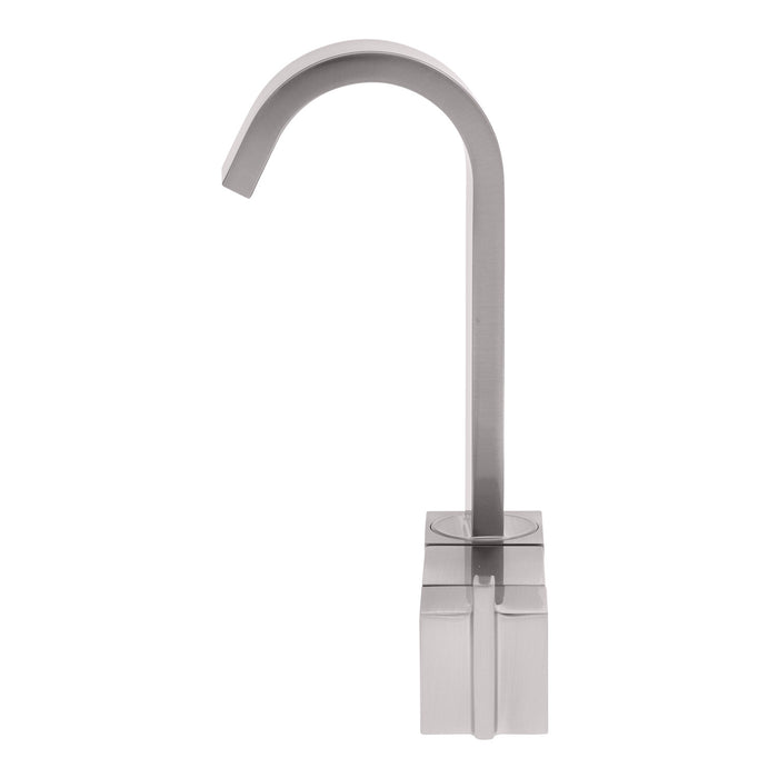 Ambassador Marine 132-2025-NP Artaine- Elite Folding Faucet (Ribbon J-Spout) (Brushed Nickel)