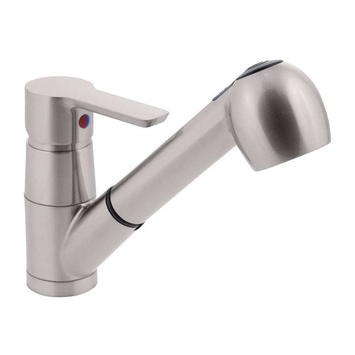 Ambassador Marine 132-2112-NP Irva- Small Pull-Out Galley Faucet (Brushed Nickel)