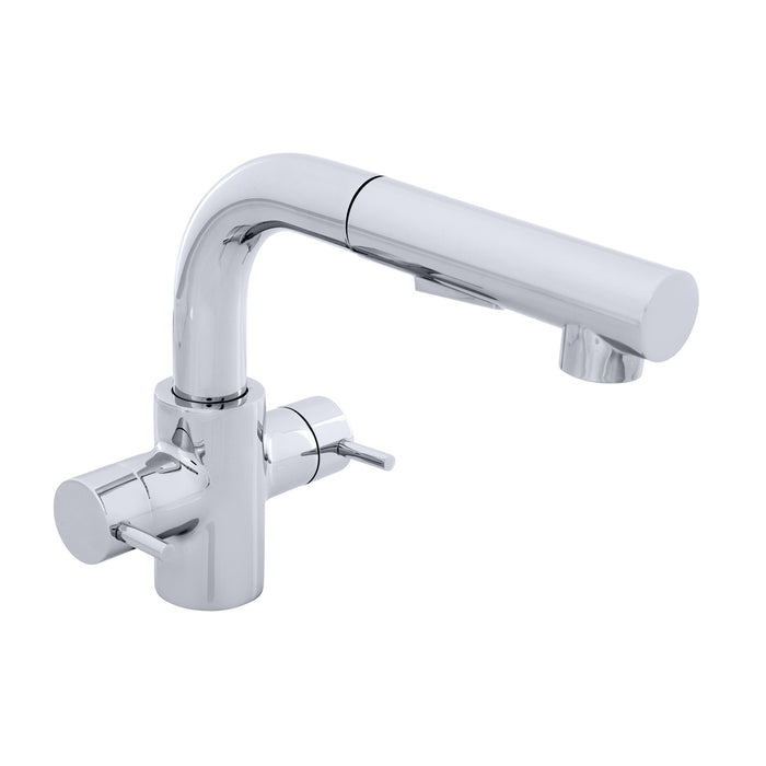 Ambassador Marine 133-1734-CP Aidack- Pull-Out Galley Faucet (6' Stainless Steel Hose) (Chrome)