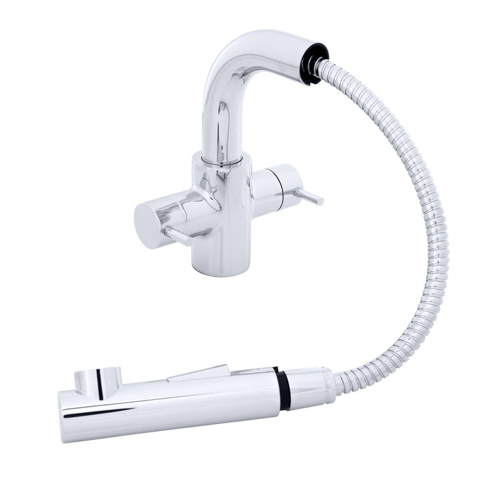 Ambassador Marine 133-1734-CP Aidack- Pull-Out Galley Faucet (6' Stainless Steel Hose) (Chrome)