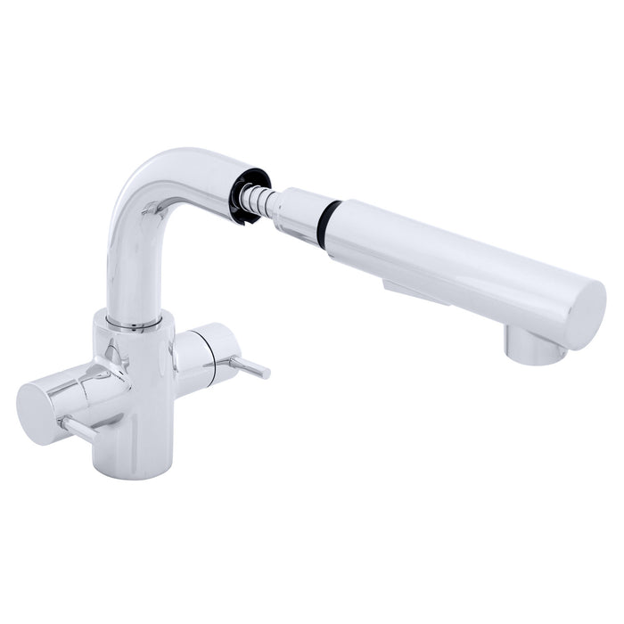 Ambassador Marine 133-1734-CP Aidack- Pull-Out Galley Faucet (6' Stainless Steel Hose) (Chrome)