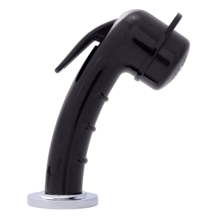 Ambassador Marine 134-0011-KP-R Deck-Mount Sprayer- Small Black Sprayer, 6' Black Rubber Hose, Ultra-Low Profile Holder