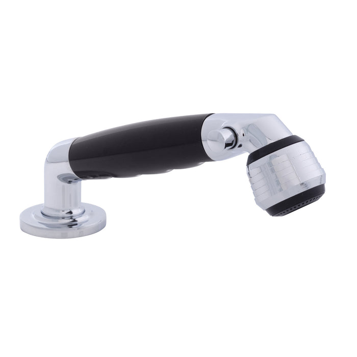 Ambassador Marine 134-0012-KP-R Deck-Mount Sprayer- Classic Black Sprayer, 6' Black Rubber Hose, Ultra-Low Profile Holder