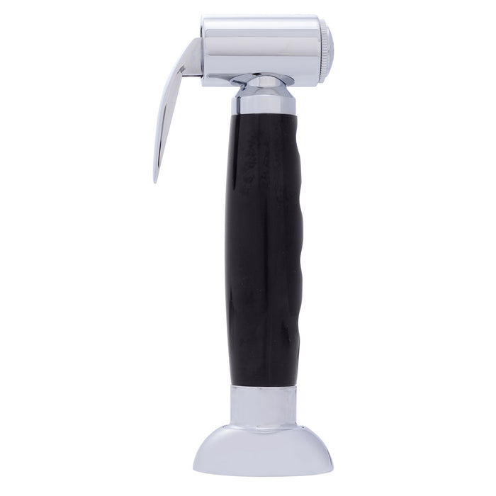 Ambassador Marine 134-0040-KP-R Deck-Mount Sprayer- Hammer-Head Black Sprayer, 6' Black Rubber Hose, Elite Holder