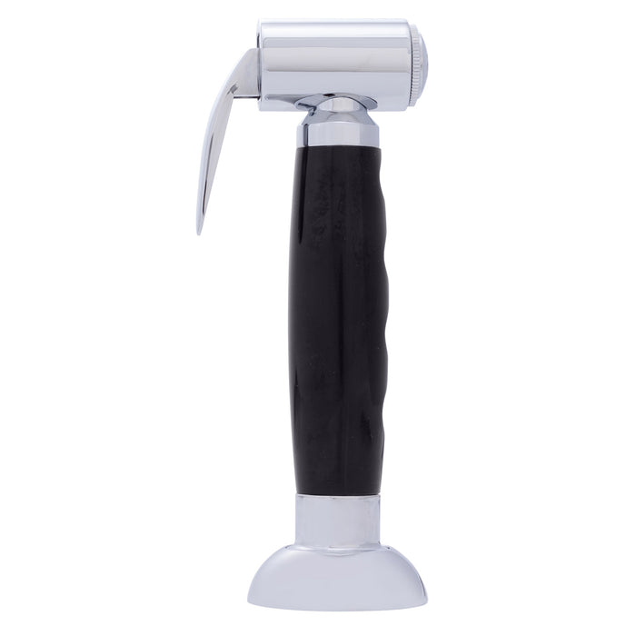 Ambassador Marine 134-0044-KP-R Deck-Mount Sprayer- Hammer-Head Black Sprayer, 6' Stainless Steel Hose, Elite Holder