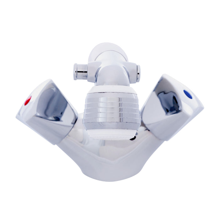 Ambassador Marine 134-0224-CA Trinidad- Head/Shower Combo Faucet (Classic Arctic White Sprayer, 6' Stainless Steel Hose) (Chrome/Arctic White)