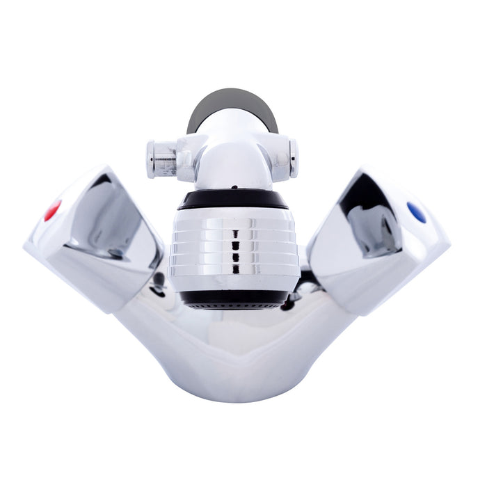 Ambassador Marine 134-0224-CK Trinidad- Head/Shower Combo Faucet (Classic Black Sprayer, 6' Stainless Steel Hose) (Chrome/Black)