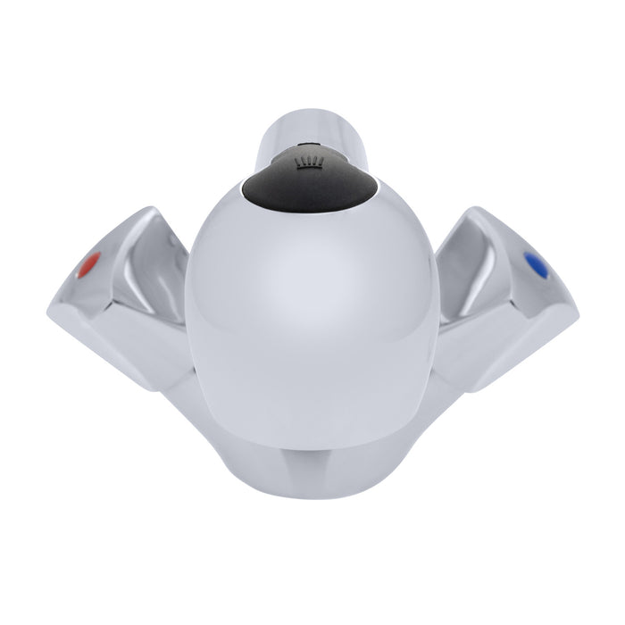 Ambassador Marine 134-0229-CW Trinidad- Head/Shower Combo Faucet (Pull-Out Kitchen Sprayer, 10' White Rubber Hose) (Chrome/White)