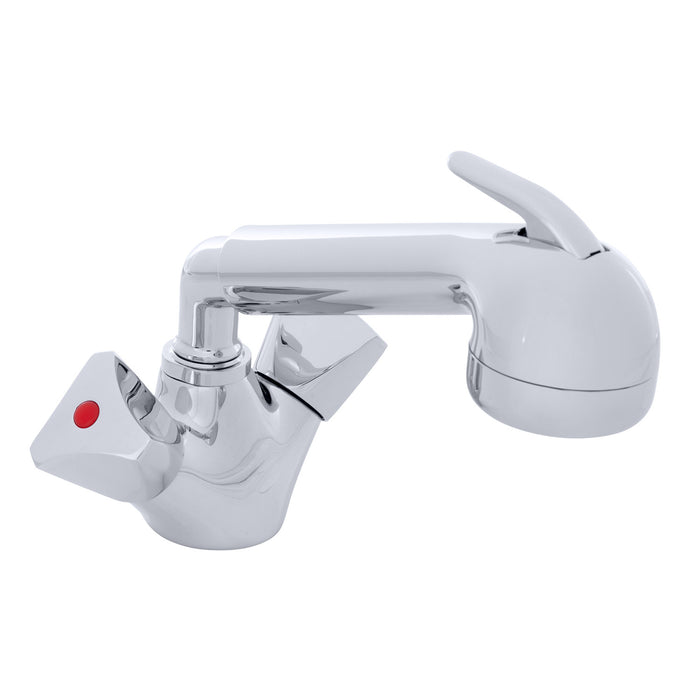 Ambassador Marine 134-0267-CP Trinidad- Head/Shower Combo Faucet (Large Chrome Sprayer (No Hook), 6' Stainless Steel Hose) (Chrome)