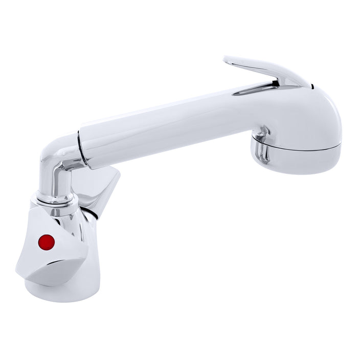 Ambassador Marine 134-0267-CP Trinidad- Head/Shower Combo Faucet (Large Chrome Sprayer (No Hook), 6' Stainless Steel Hose) (Chrome)