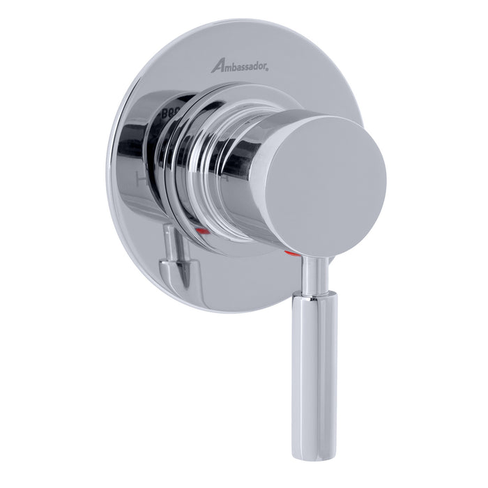 Ambassador Marine 134-0732-CP Aviani- 1H Shower Mixer, Thin Wall-Mount (Chrome)