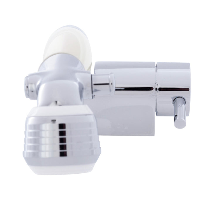 Ambassador Marine 134-1712-CW Aidack- Pull-Out Deck Tap (Cold Only) (Classic Warm White Sprayer, 6' White Rubber Hose) (Chrome/Warm White)