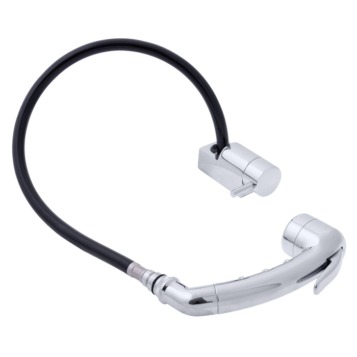Ambassador Marine 134-1720-CP Aidack- Pull-Out Deck Tap (Cold Only) (Small Chrome Sprayer (No Hook), 6' Black Rubber Hose) (Chrome)
