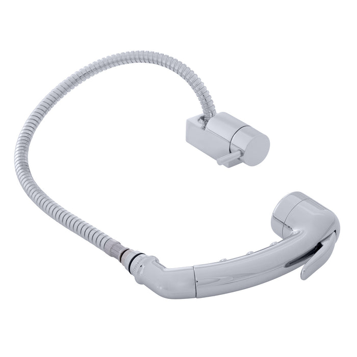 Ambassador Marine 134-1736-CP Aidack- Pull-Out Deck Tap (Cold Only) (Small Chrome Sprayer (No Hook), 6' Stainless Steel Hose) (Chrome)