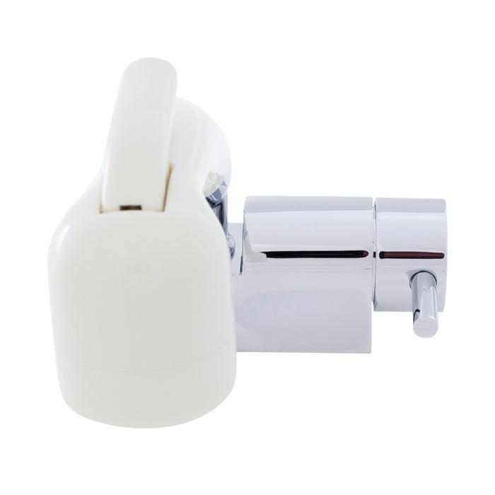 Ambassador Marine 134-1736-CW Aidack- Pull-Out Deck Tap (Cold Only) (Small Warm White Sprayer (No Hook), 6' Stainless Steel Hose) (Chrome/Warm White)