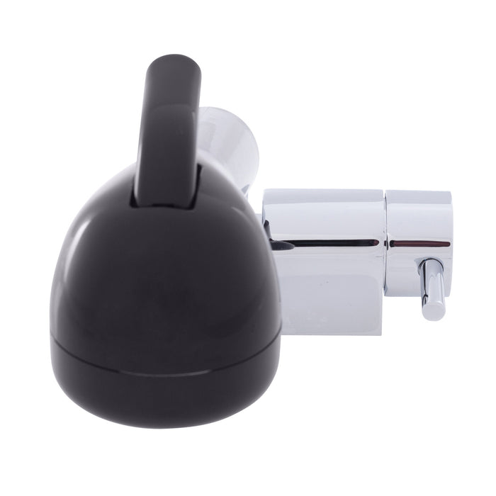 Ambassador Marine 134-1759-CK Aidack- Pull-Out Deck Tap (Cold Only) (Large Black Sprayer (No Hook), 6' Black Rubber Hose) (Chrome/Black)
