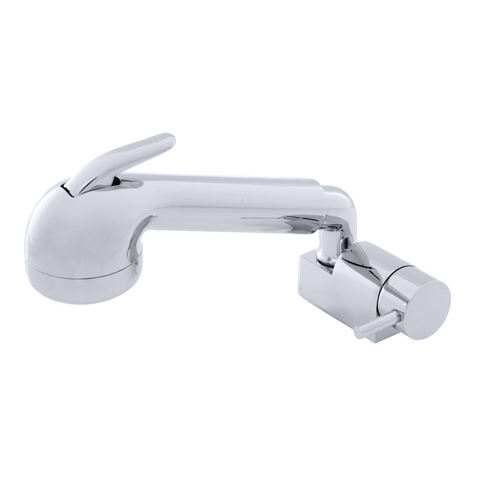 Ambassador Marine 134-1759-CP Aidack- Pull-Out Deck Tap (Cold Only) (Large Chrome Sprayer (No Hook), 6' Black Rubber Hose) (Chrome)