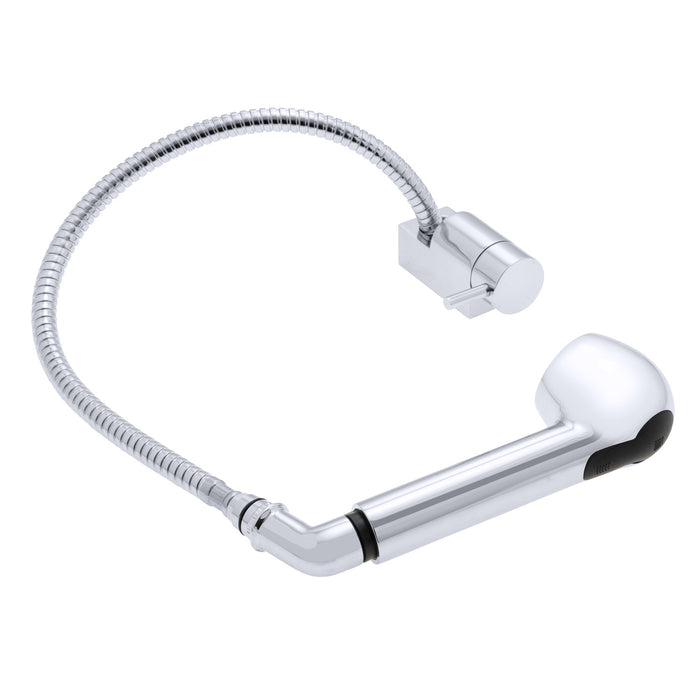 Ambassador Marine 134-1778-CP Aidack- Pull-Out Deck Tap (Cold Only) (Pull-Out Kitchen Sprayer, 6' Stainless Steel Hose) (Chrome)