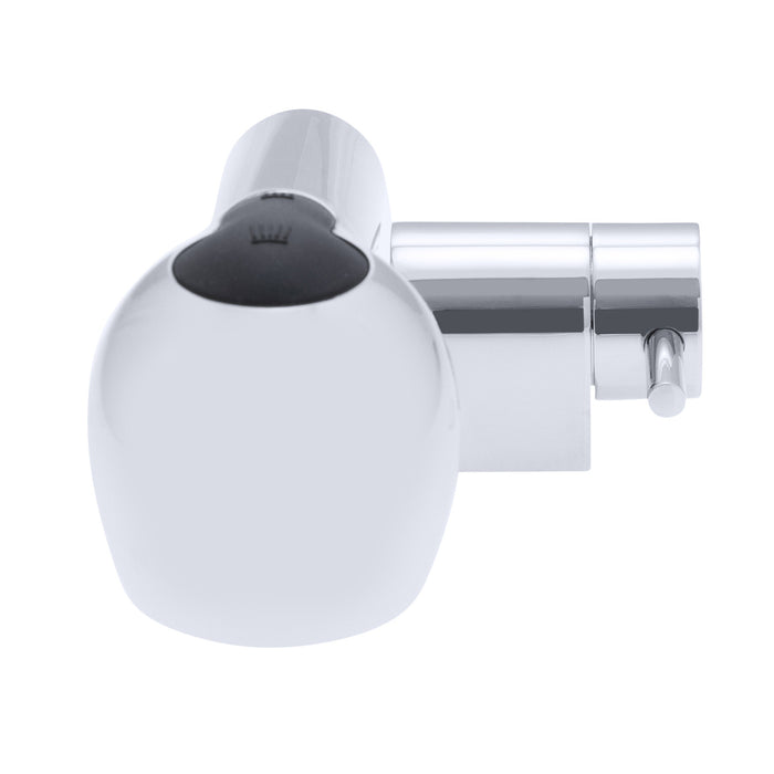Ambassador Marine 134-1779-CW Aidack- Pull-Out Deck Tap (Cold Only) (Pull-Out Kitchen Sprayer, 10' White Rubber Hose) (Chrome/White)
