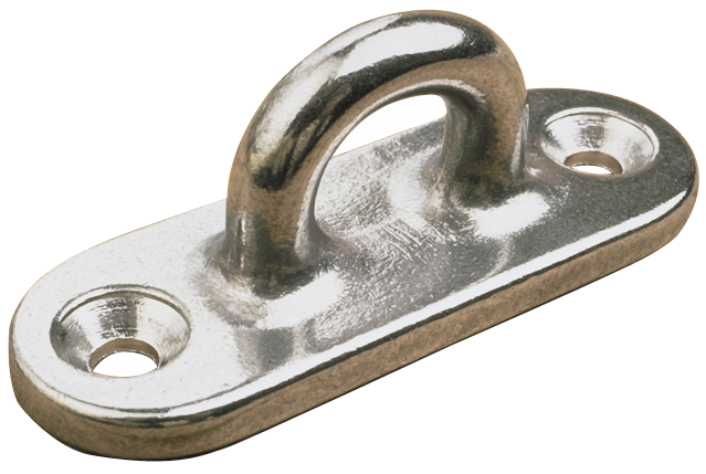Sea Dog 88722 Stainless Oblong Eye Plate-3 1