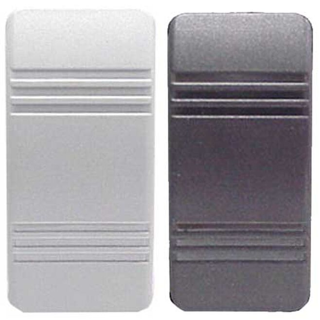 Sierra RK19710TP Contura III Non-Illuminated Weather Resistant Rocker Switch, Mom On/Off, Black & Gray