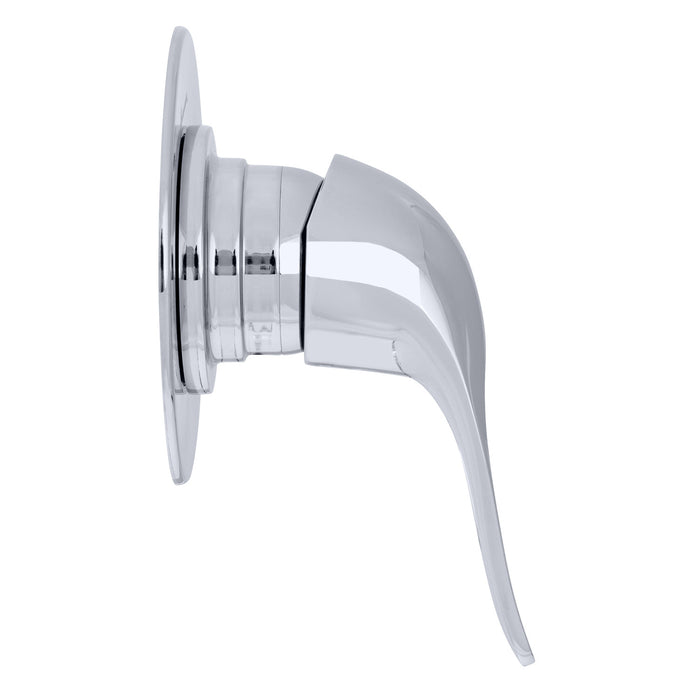 Mezclador de ducha Ambassador Marine 135-0132-CP Stasis-1H, montaje en pared fino (cromado)