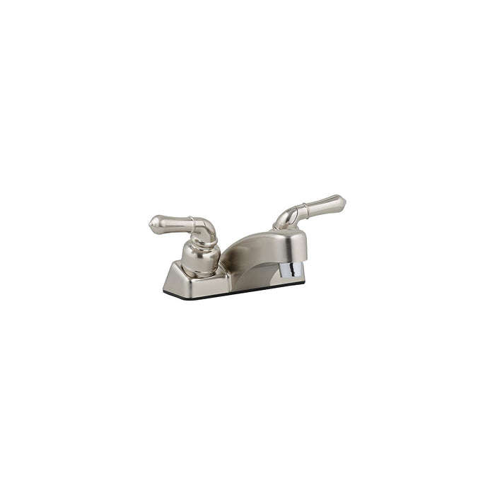 Bristol Products 20377R300NABX Utopia Lavatory 4" Faucet, Nickel w/Tea Pot Handles