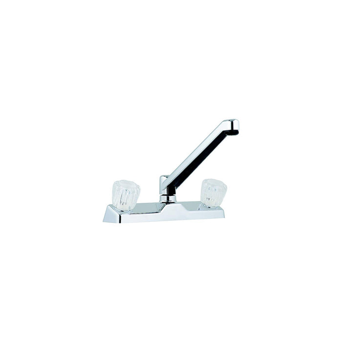 Bristol Products 20380R219 Utopia 8" Kitchen Faucet, Chrome w/Clear Handles